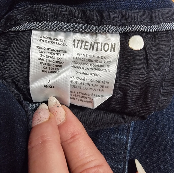 Northern Reflections Dark Denim Embroidered Jeans - Picture 9 of 9